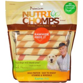 Nutri Chomps Wrapped Twist Dog Treat Assorted Flavors - 12 count