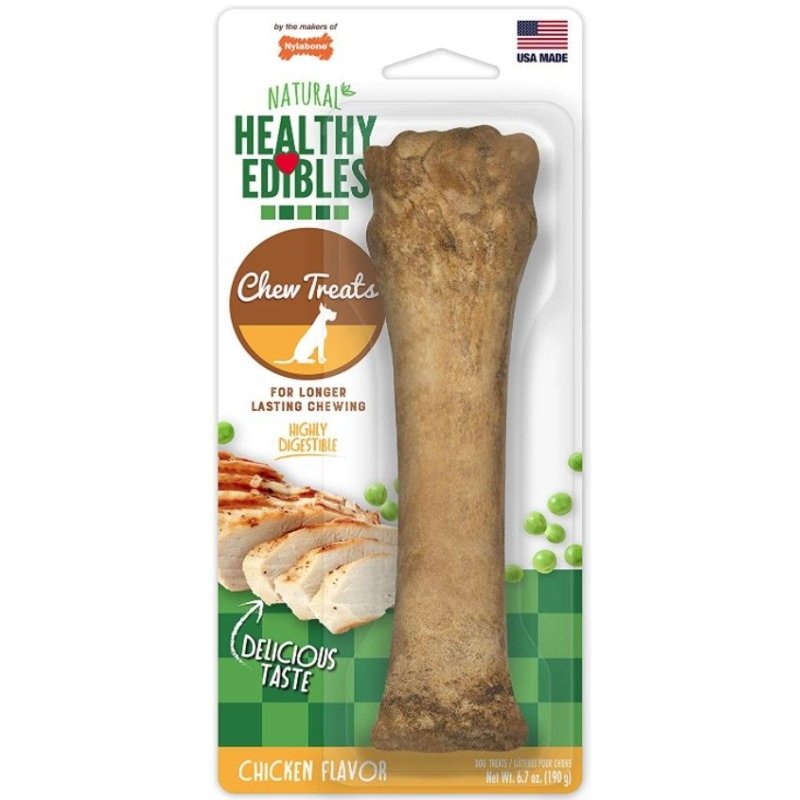 Nylabone Healthy Edibles Chews Chicken Flavor Souper - 1 count Nylabone Healthy Edibles Chews Chicken Flavor Souper - 1 count