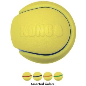 KONG Squeezz Tennis Ball Assorted Colors - Large - 1 count