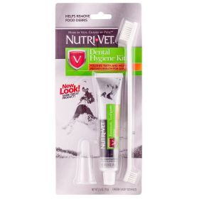 Nutri-Vet Dental Hygene Kit for Dogs - Dental Hygene Kit for Dogs