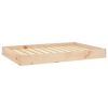 Dog Bed 36"x25.2"x3.5" Solid Wood Pine