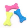 Pet TPR Rubber Toy Footprint Biscuit Dog Toy Dog Training Toy Solid Candy Color Molar Resistant Bite Cleaning Teeth